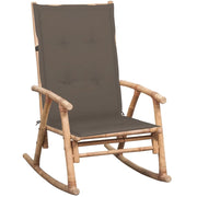 Sedia a Dondolo con Cuscino in BambÃ¹ cod mxl 46284