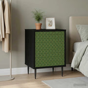 Armadio da Notte GELEEN Rovere Nero 36 x 33 x 51 cm 8007233