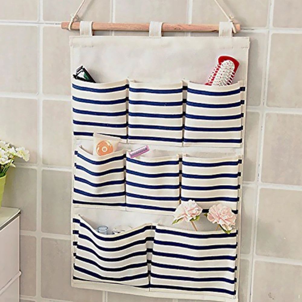 Trade Shop - Organizer Borsa Portaoggetti Porta Oggetti Da Parete 8 Tasche Da Appendere -