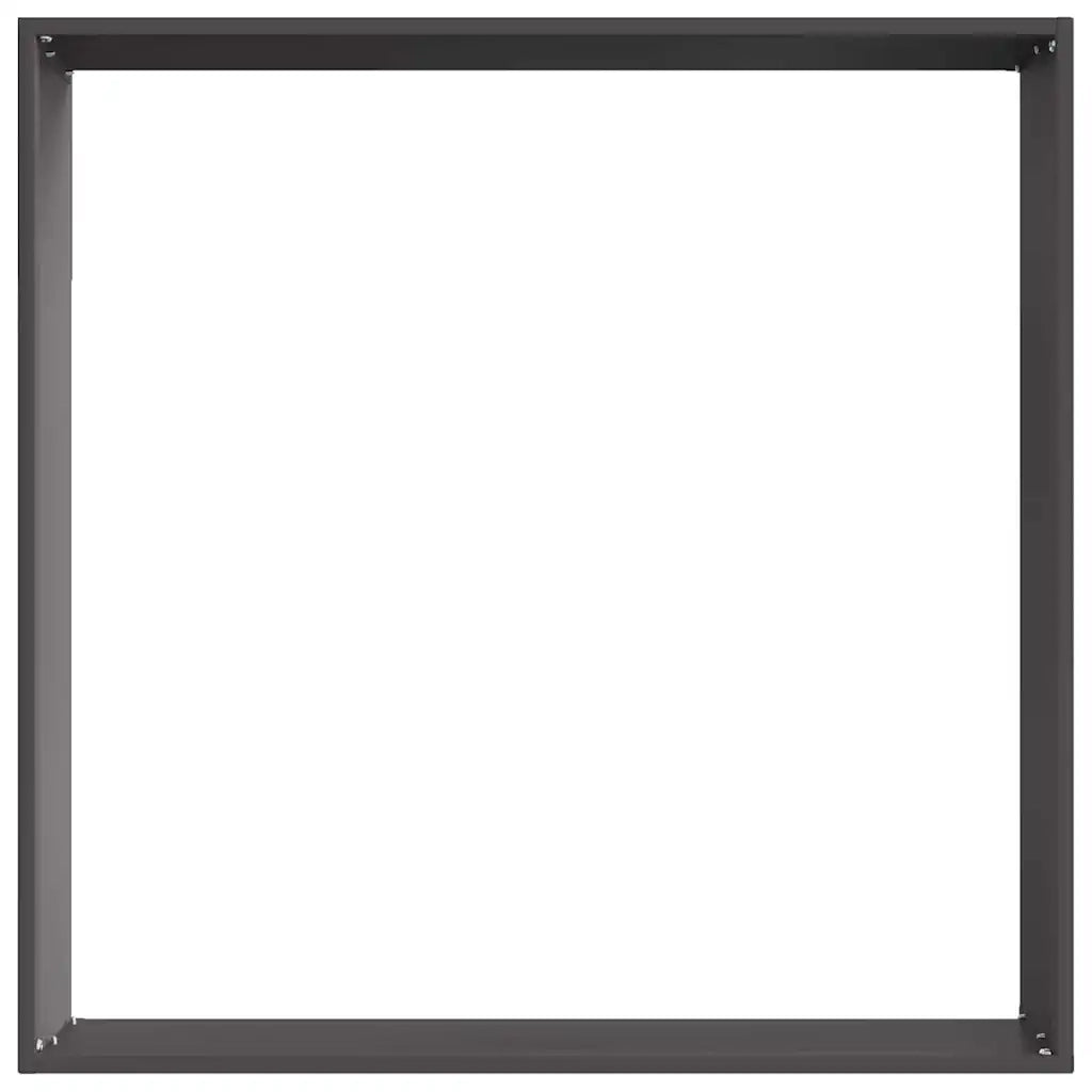 Bordura per Prato Nero 60 x 60 x 13 cm Acciaio CFW1923232