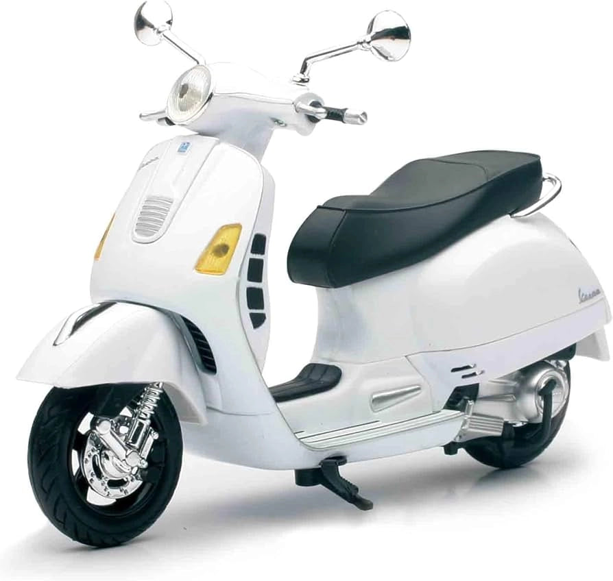 Vespa GTS 300 Super Scala 1:12, Colore bianco, NewRay, Eta 5+