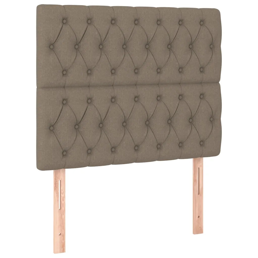 Giroletto a Molle con Materasso Tortora 100x200 cm in Tessuto 3132213