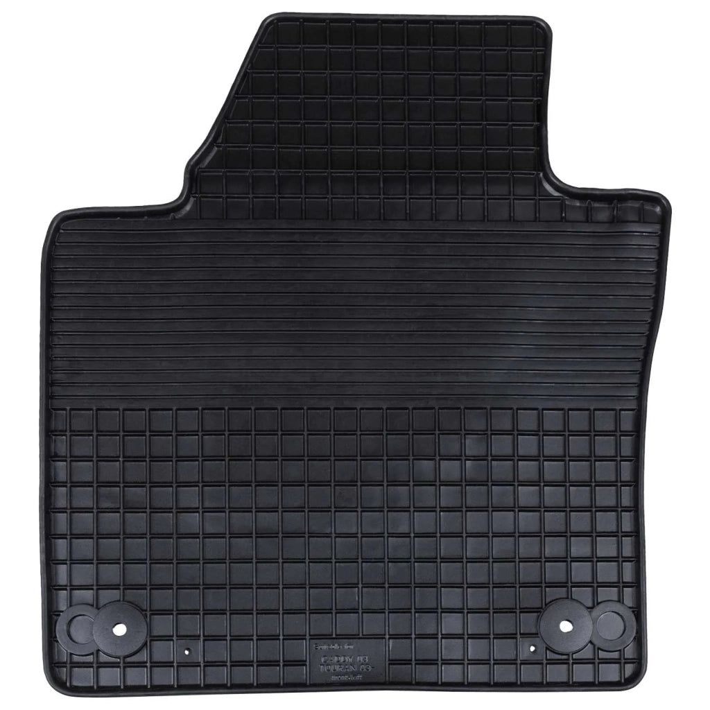 Tappetino per Auto 4 pz Nero Gomma CFW7611593