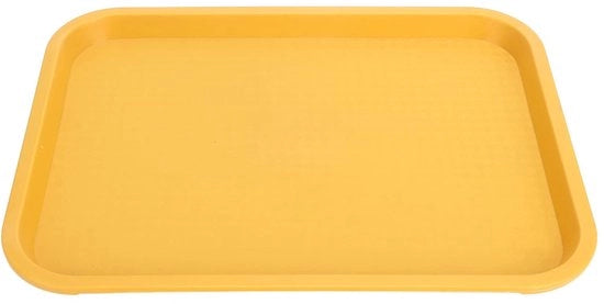 Panno di servizio rettangolare - Costruzione robusta e spessa - Panno antiscivolo - Panno giallo - Panno per tavolo salotto - Utilizzo multifunzionale - Panno da servizio