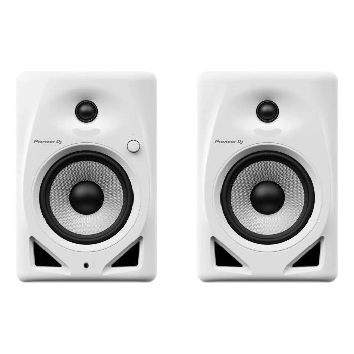 Coppia di altoparlanti monitor Pioneer DJ DM-50D-W - Bass Reflex - 2x25 W - Modalità DJ o Produzione - Bianco