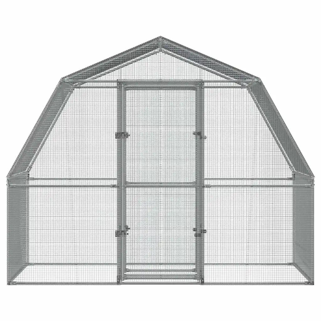 Voliera con Anta Argento in Acciaio Zincato 3294912
