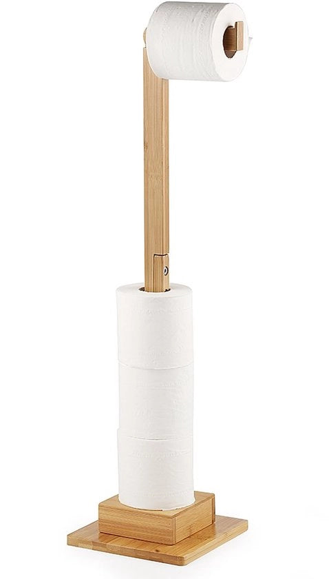 Sostegno di carta igienica in bambù - Materiale naturale - 1 pezzo - 72 cm
