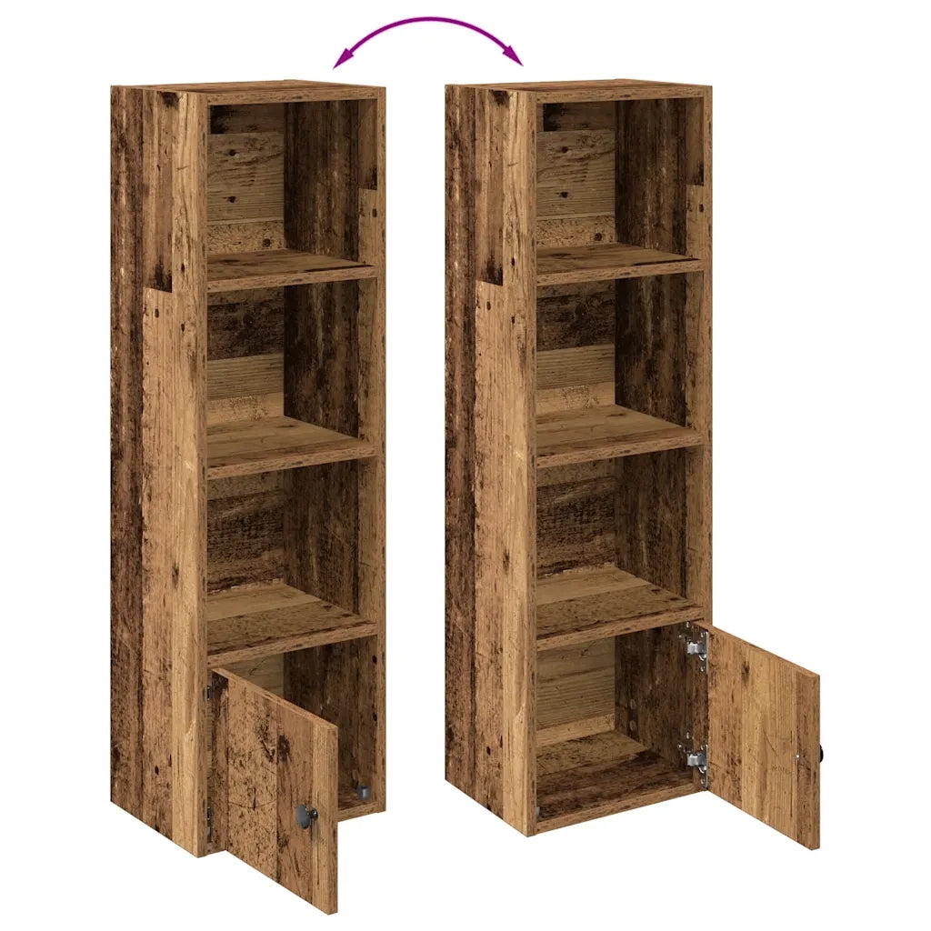 vidaXL Libreria Legno Vecchio 31x24x102 cm in Legno Multistrato