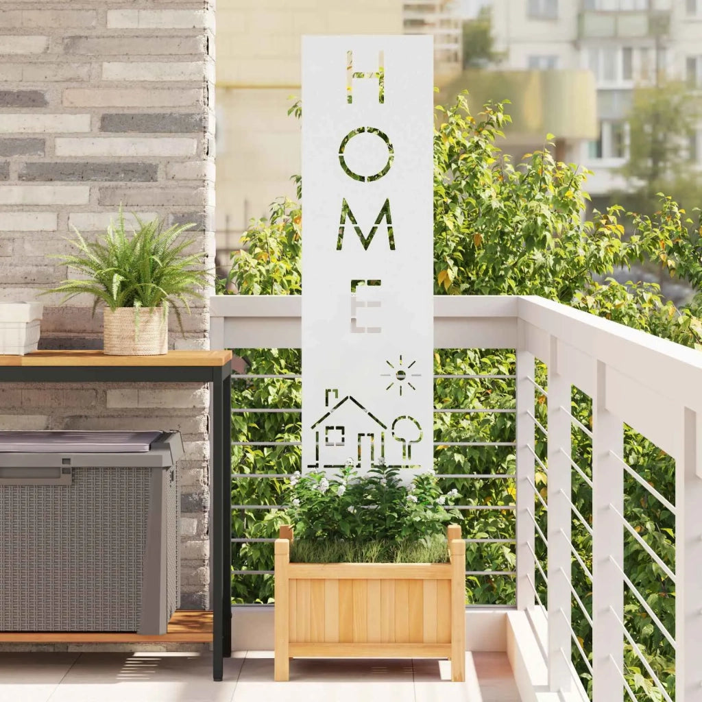 Schermo per privacy in giardino Traforo Bianco 32 x 140 cm CFW4774325