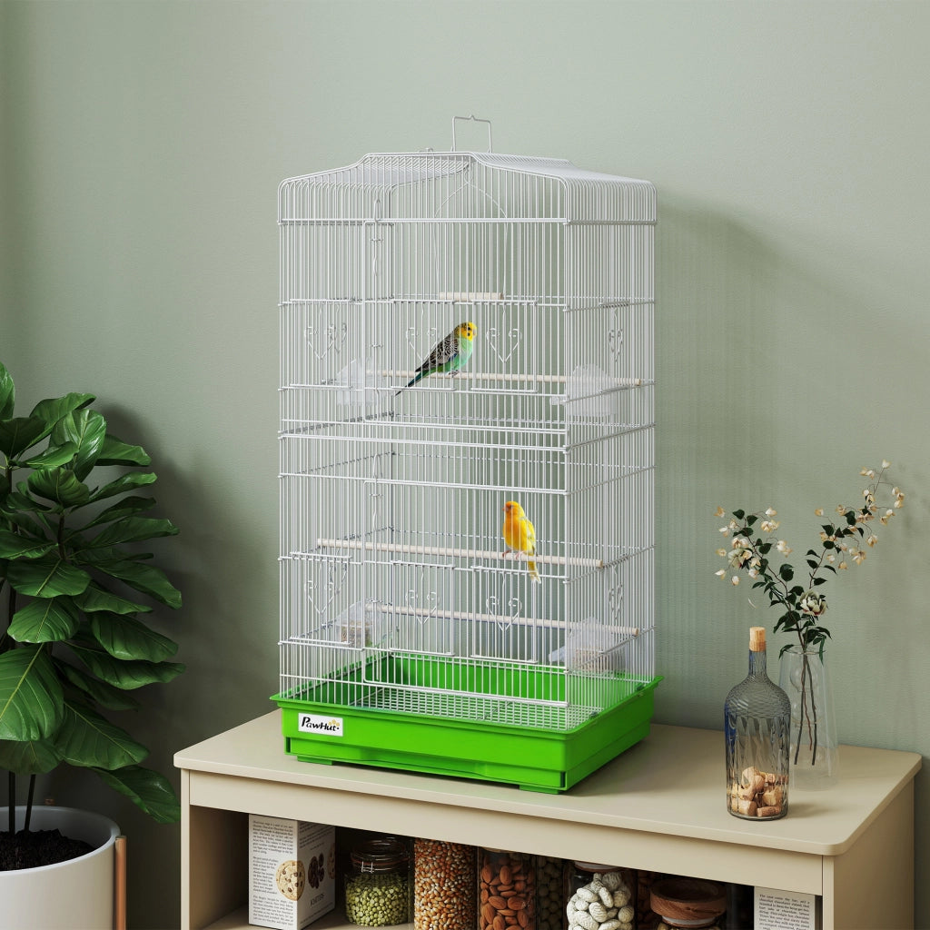 Gabbia per Uccelli ¨C zephmum ¨C Verde 46.5x35.5x92 cm