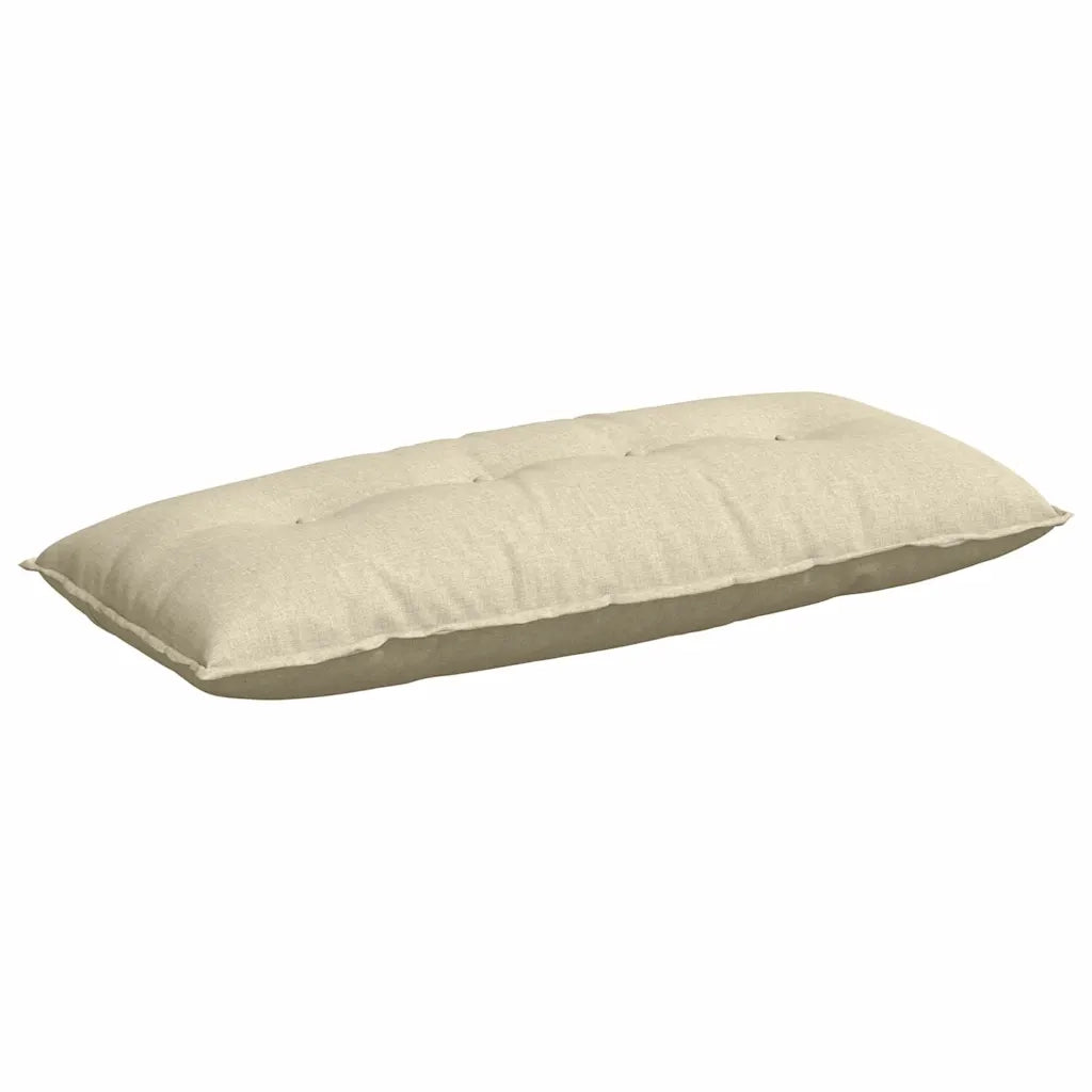 Cuscino per Schiena | Cuscino dorsale Crema 120 x 19 x 50 cm Tessuto