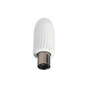 01645 Connettore Coassiale Tv-Rd-Sat Femmina Bianco