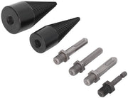 Kit di perforazione per legno con punta a cono - Qualità robusta - Facile da utilizzare - Set a 6 pezzi per legno da costruzione