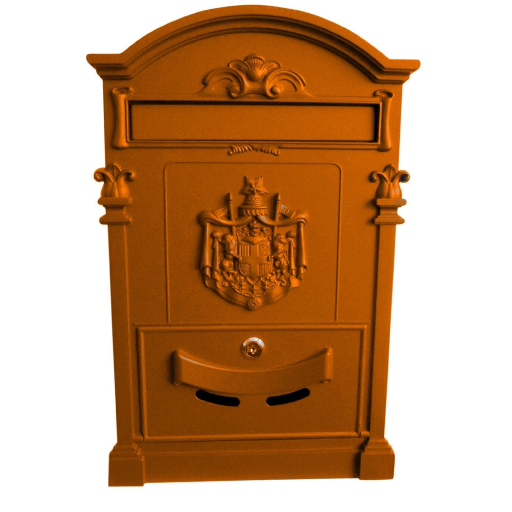 Trade Shop - Cassetta Postale Buca Lettere In Stile Antico Classico In Alluminio Verniciato -