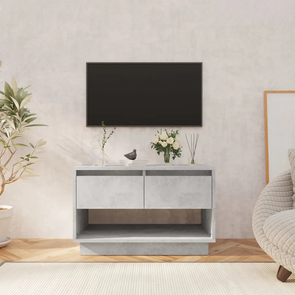 Mobile TV | Armadietto TV | Mobile Porta TV Grigio Cemento 70x41x44 cm in Truciolato