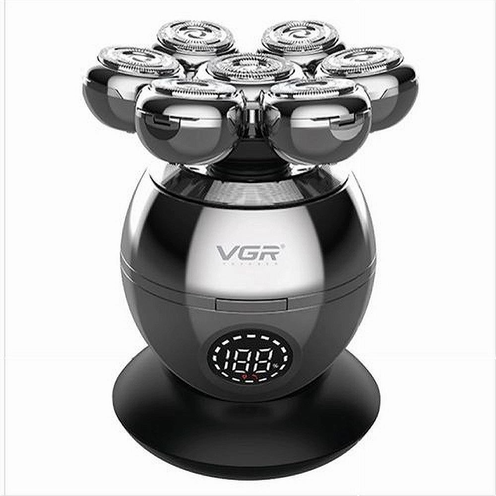 Trade Shop - Vgr V-315 Rasoio Professionale 7d Rotary Shaver Trimmer Barber Ipx5 -