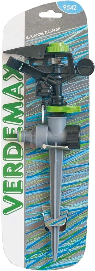 IRRIGATORE PULSANTE PLASTICA 360° VERDEMAX