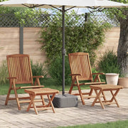 Set da Pranzo per Giardino 4 pcs Marrone Legno di teak solido 3375780