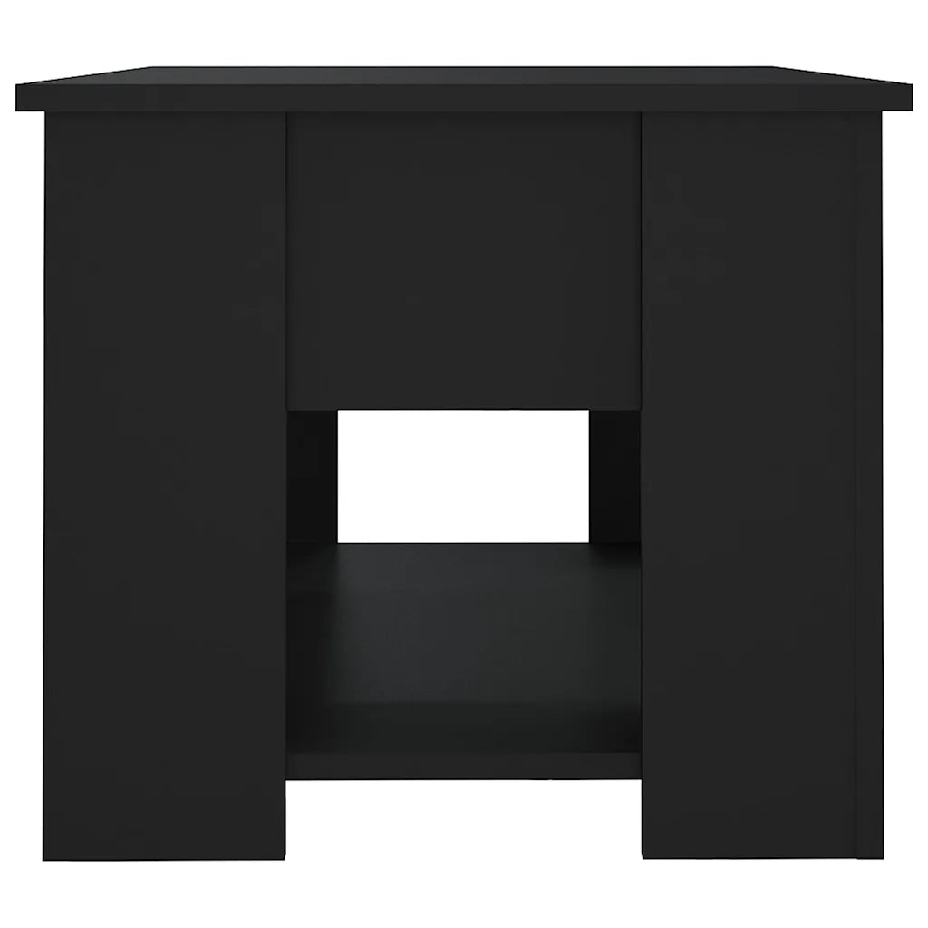 Tavolino da Salotto Nero 79x49x41 cm in Legno Multistrato 809711