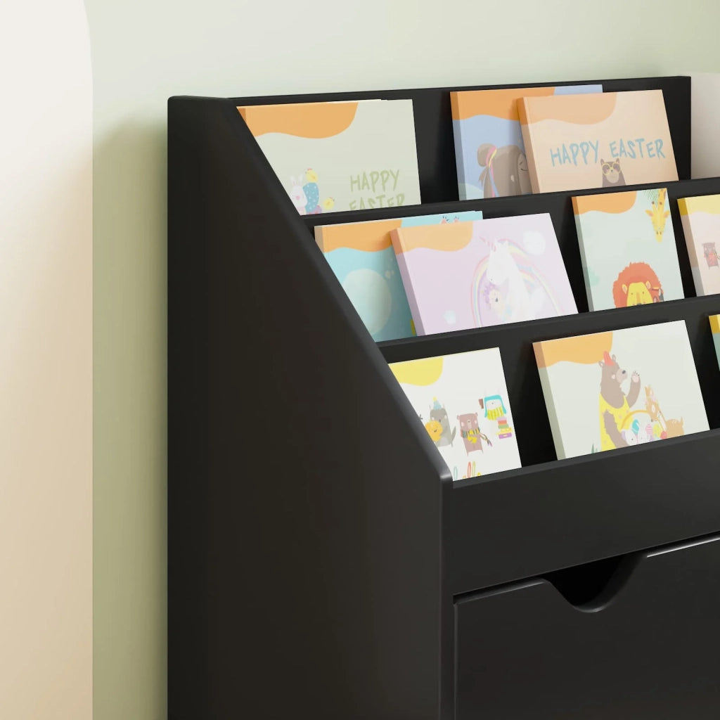 Libreria per Bambini Nero 60 x 29,5 x 69 cm Legno multistrato 892390