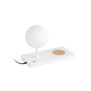 Faro Barcelona 01025A - NIKO PC Lampada da tavolo bianca diffusore PC