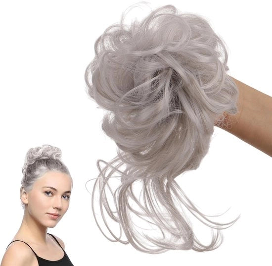 Accessori per capelli con elastico - Accessori per capelli per donne - Accessori per capelli per capelli fini - Accessori per capelli a nodo - Accessori per capelli a spirale - Nodo disordinato - Estensioni capelline