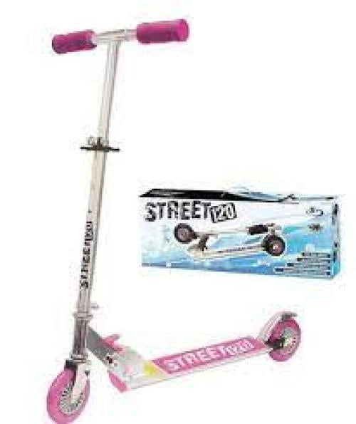 Street 120-Monopattino in alluminio rosa