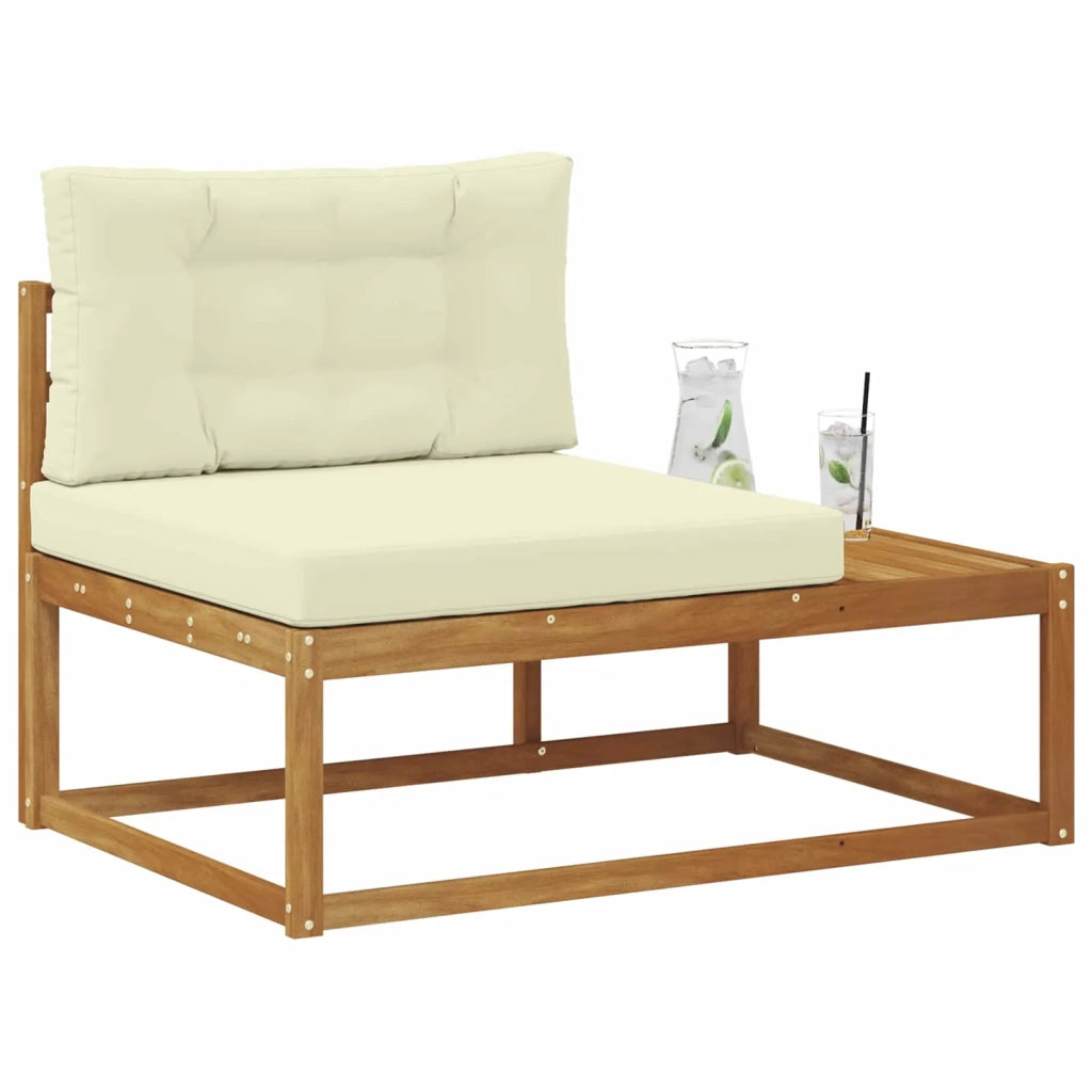 Divano da Giardino-Divano Esterno Finale con cuscino Naturale 115 x 83 x 73 cm 601522