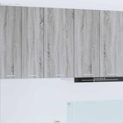 Armadio pensile Grigio Sonoma e Bianco 40 x 31 x 80 cm