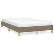 Letto matrimoniale | Letto per adulti | Giroletto senza Materasso Tortora 120x190 cm Tessuto