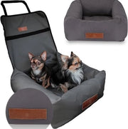 Hondenmand Auto con Cinturone - Autostoel per Cani - Stoel per Cani Auto - con Cinturone di Sicurezza