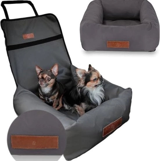 Hondenmand Auto con Cinturone - Autostoel per Cani - Stoel per Cani Auto - con Cinturone di Sicurezza