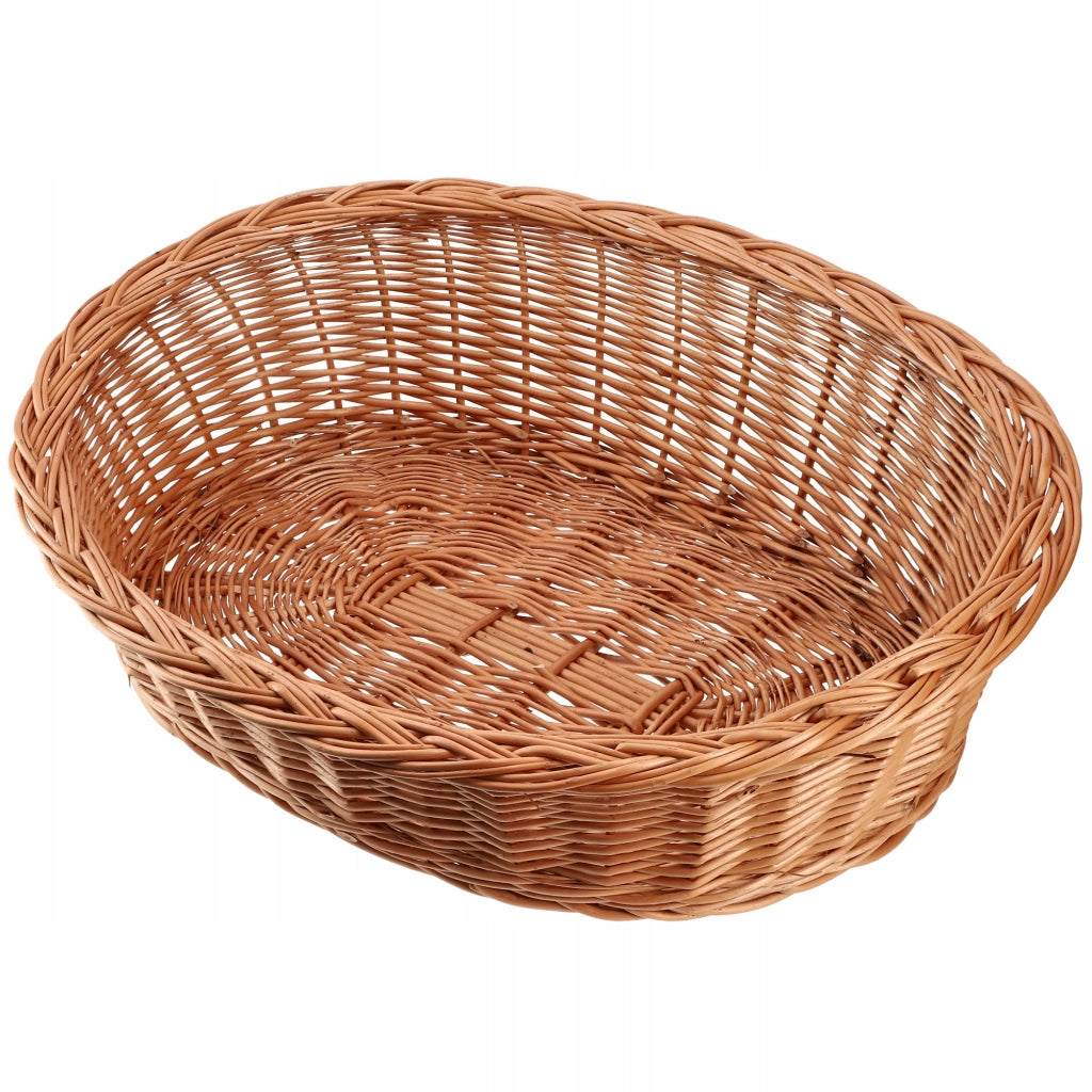 Cuccia per cani e gatti KADAX in vimini naturale, piccola, ecologica, 50 cm xs