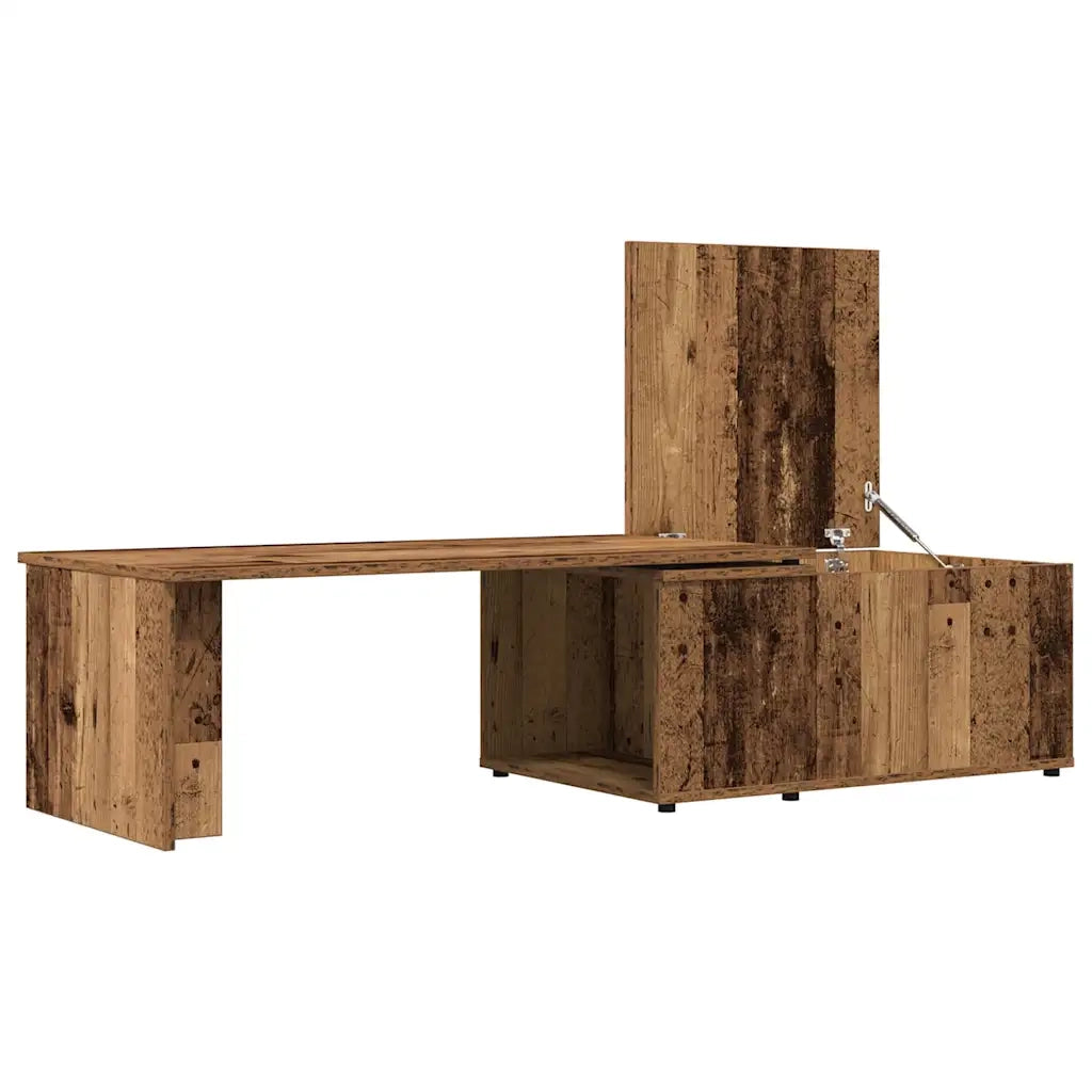 Tavolino da Salotto Legno Vecchio 150x50x35 cm Truciolato