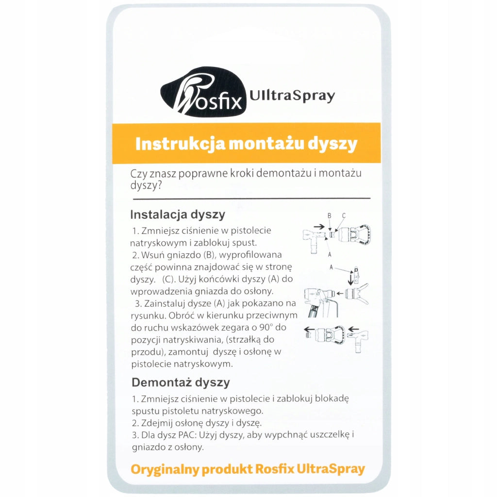 Ugello di Spruzzatura Rosfix Ultra Spray 615 – Alta Qualità e Durata | Larghezza 30 cm