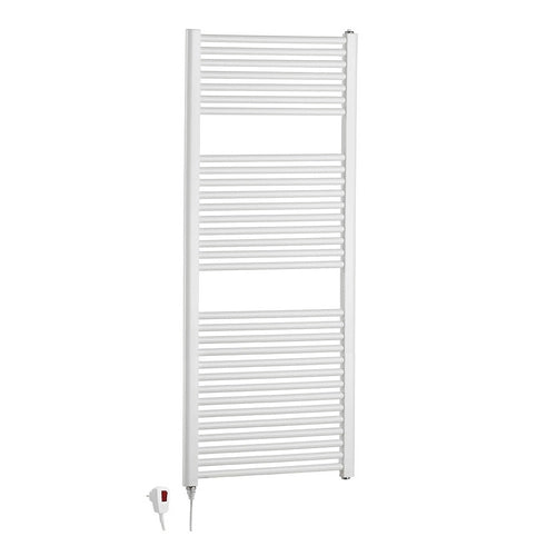 Scaldasalviette ELETTRICO 150x50 cm 700w bianco con resistenza termolimitata H150 cm LATINA