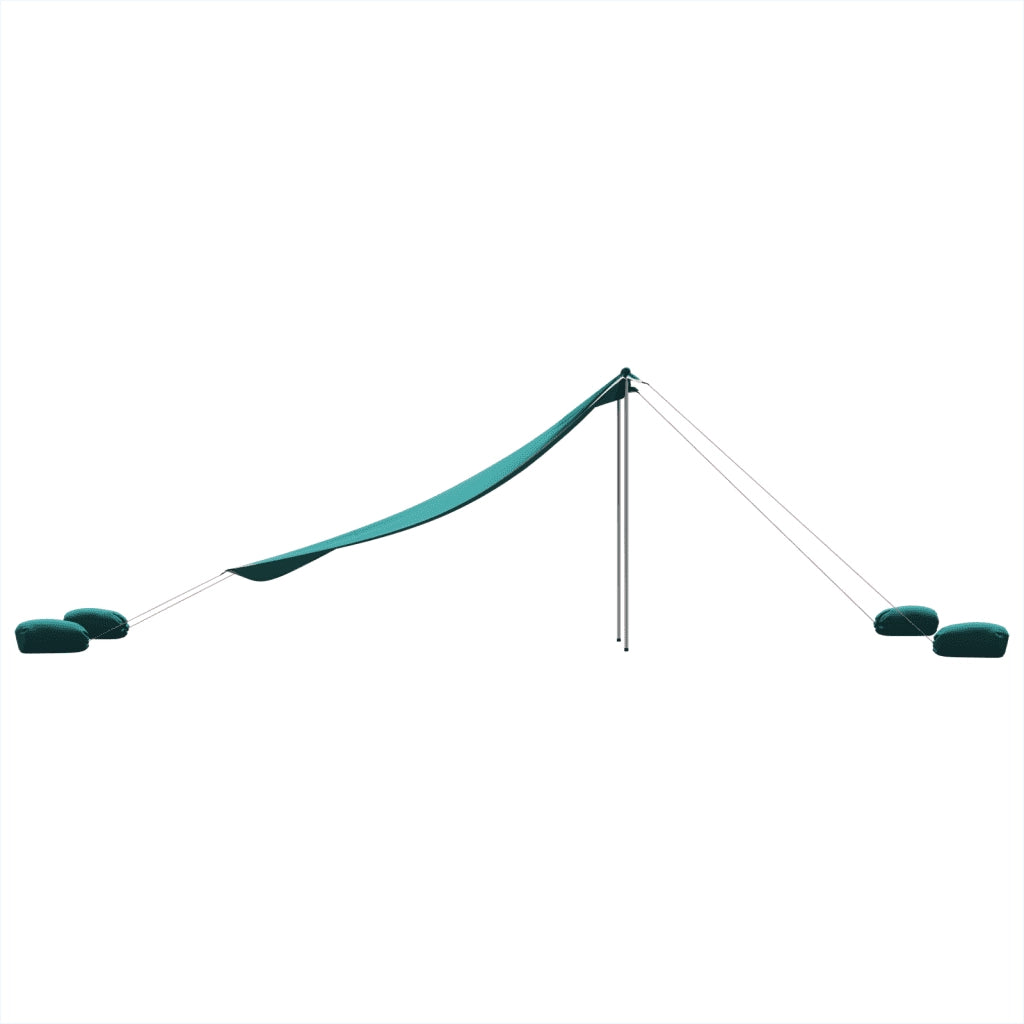 Baldacchino da Spiaggia con Ancore per la Sabbia 304x300 cm 4008645