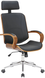 Sedia da ufficio Dayton Noce/nero