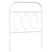 Testiera | Testata di Ricambio in Metallo Bianco 75 cm