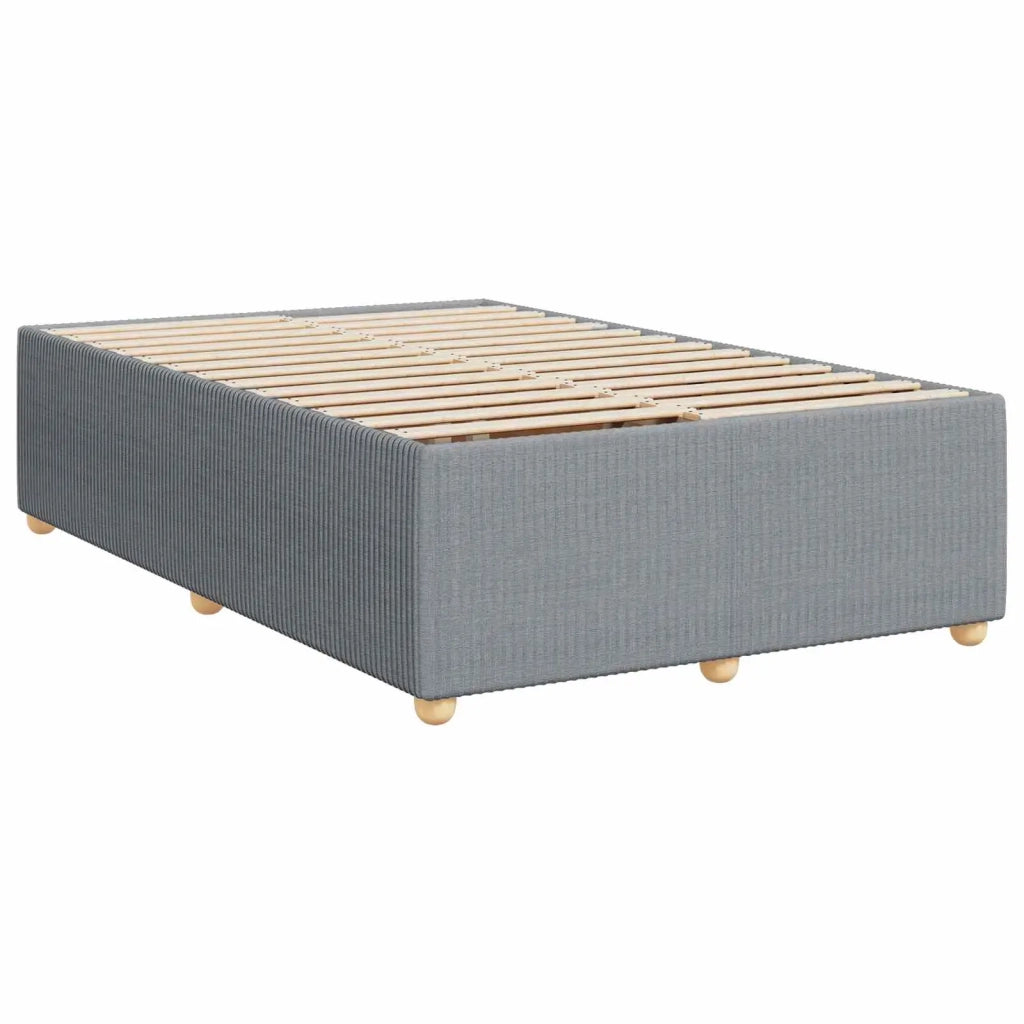 Letto box spring con materasso Grigio Chiaro 120 x 190 cm 3451419