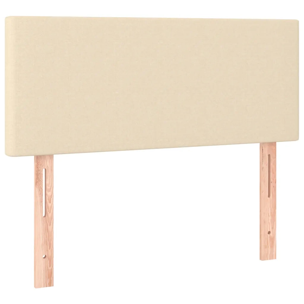 Testiera Crema 80x5x78/88 cm in Tessuto