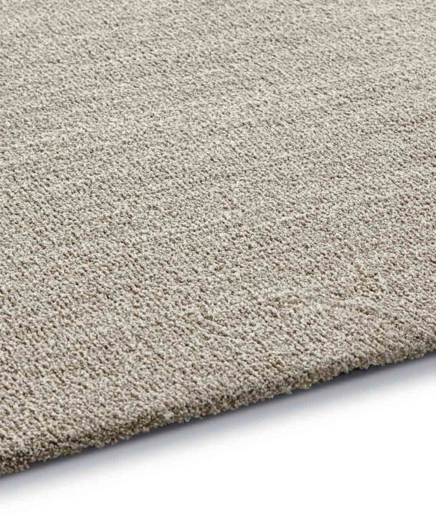 Tappeto FEEL BEIGE cm.240x340 tinta unita moderno, pelo morbido resistente e lavabile in lavatrice