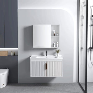Set Di Mobili Da Bagno Con Lavabo Astor 60cm White