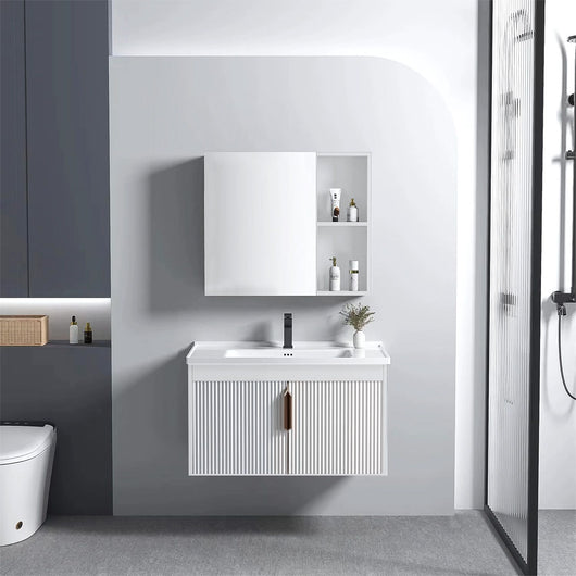 Set Di Mobili Da Bagno Con Lavabo Astor 60cm White
