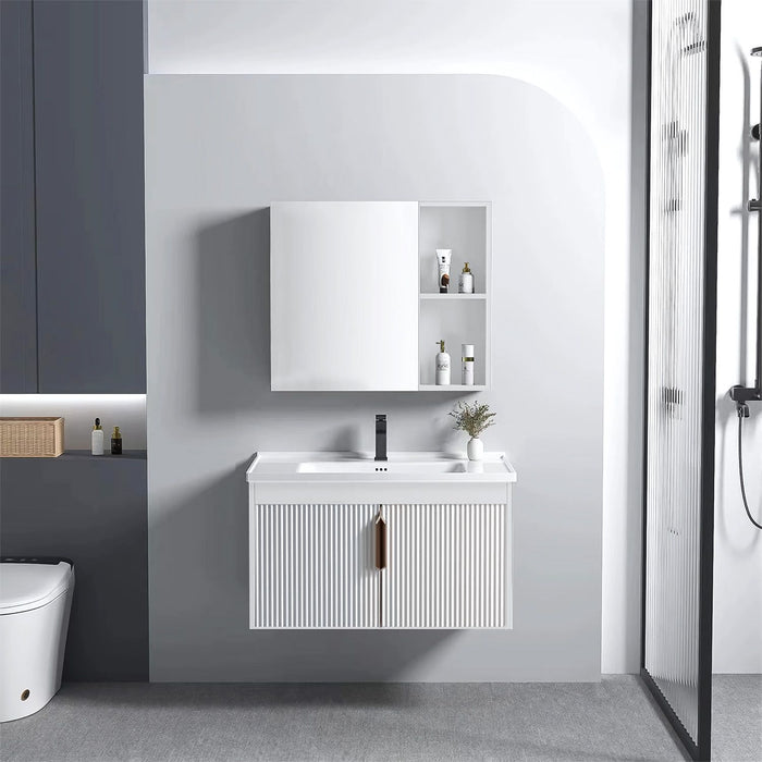 Set Di Mobili Da Bagno Con Lavabo Astor 60cm White