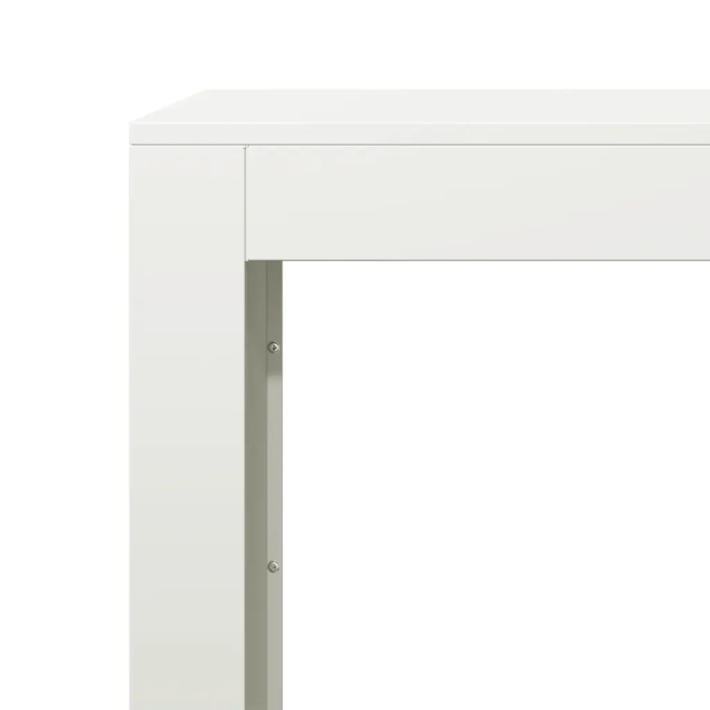 Rastrelliera per Legna da Ardere Bianca 60x40x100 cm in Acciaio CFW9443643