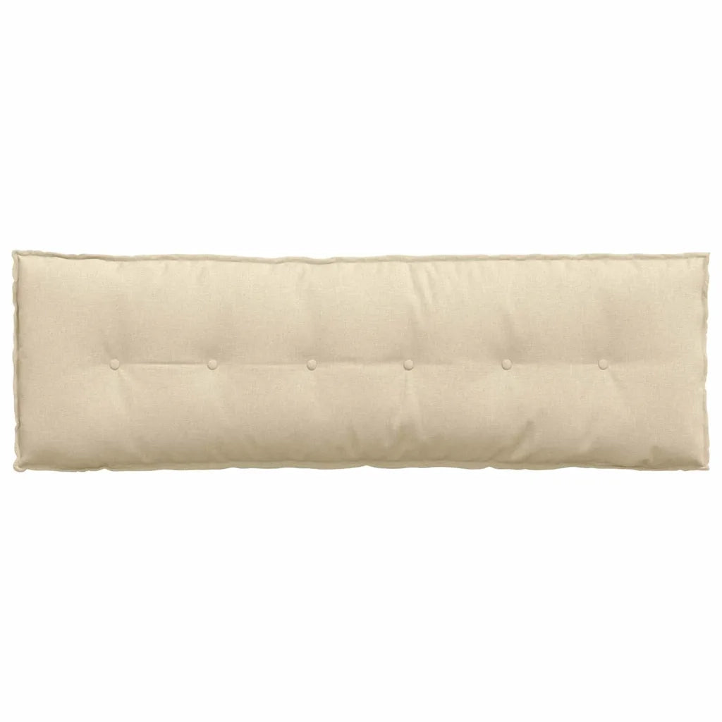 Cuscino per Schiena | Cuscino dorsale Crema 160 x 19 x 50 cm Tessuto