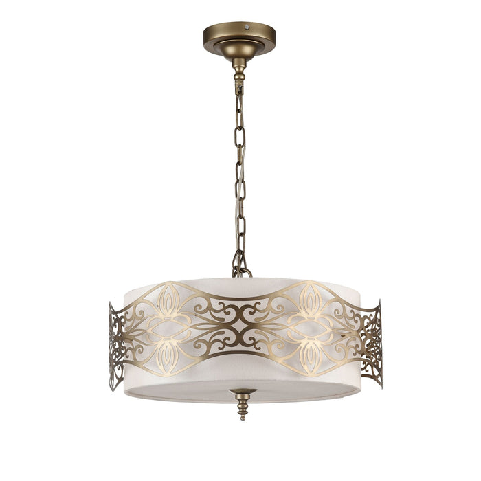 Lampada pendente House in Metallo Burgeon Bronzo