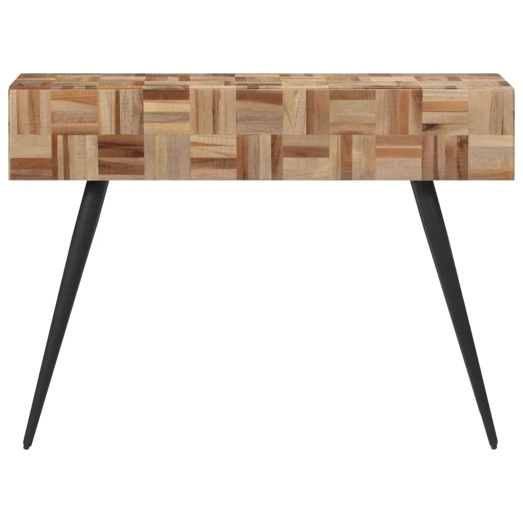 Tavolino Consolle | Tavolo d'Ingresso 110x34x80 cm Teak Massello di Recupero