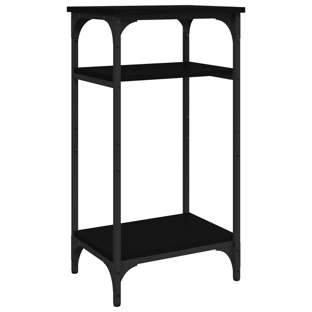 Tavolino Nero 40x30x75 cm in Legno Multistrato 825797